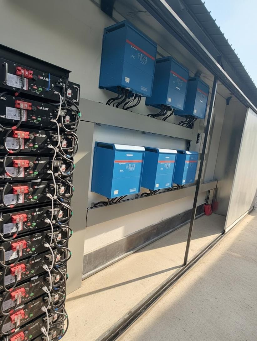 Los Amigos Energy Victron and BSLBATT Solution